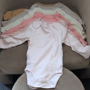 Cloud Island Soft Long Sleeve Baby Bodysuit Onesies